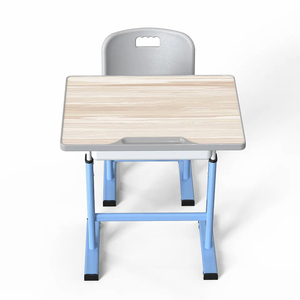 Ensemble de chaises de bureau simples de style moderne pour étudiants Table d'étude en métal à <span class=keywords><strong>prix</strong></span> d'usine pour <span class=keywords><strong>chambre</strong></span> à coucher salon pour l'école des enfants - Product Image 1