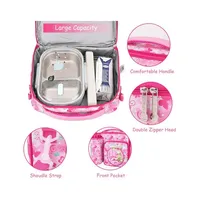Personnalisé Enfants Étudiant Camping Pique-Nique Chaud Froid Nourriture Boîte De Stockage Glacière Sac Fourre-Tout Isolation Thermique Sacs À Lunch Pour Les Enfants D'école