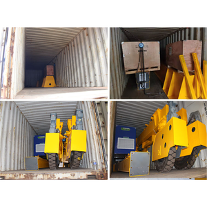 고용량 고무타이어 갠트리 크레인 (RTG) 휠 타이어 80톤 적재 용량 콘크리트 파이프 리프팅 머신 엔진 모터 10m - Product Image 5