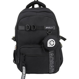 Xingqin Student <b>Backpack</b> 15 Inch Laptop Compartment Multi-Pocket Everyday Use <b>School</b> Travel Bag - Product Image 5