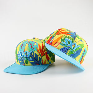 Casquette et chapeau OEM personnalisés de haute qualité avec 6 panneaux de logo brodé en 3D Impression par sublimation à bord plat Hip Hop Gorras - Product Image 2