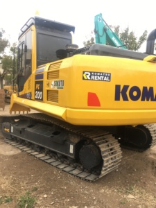 Excavatrice Komatsu Pc200 d'occasion, machine de construction Komatsu200, excavatrice sur chenilles de 20 tonnes d'occasion - Product Image 6