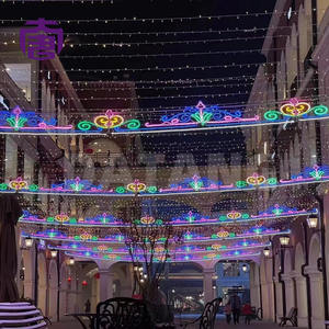 Lampadaires LED de Noël pour l'extérieur, places publiques et rues, étanches IP65, décoration de fêtes - Product Image 5