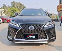Kit carrosserie pour Lexus RX350 2009-2015 Mise à niveau vers le modèle Sport 2021 F avec pare-chocs avant et arrière avec calandre phare et feu arrière