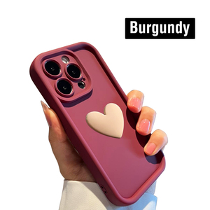 Funda de Silicona 3D con Diseño de Amor para <span class=keywords><strong>iPhone</strong></span> 16 15 14 13 12 11 <span class=keywords><strong>Pro</strong></span> Max Xs Xr, con Protección de Cámara Esmerilada y Cubierta Suave - Product Image 3