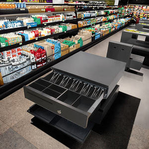 Dayanıklı Süpermarket Metal Para Çekmecesi POS Sistemi Uyumlu Kasa Çekmecesi - Product Image 5