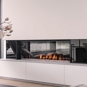 Cheminée à gaz MEISU.CH G a S 72 pouces pour intérieur/extérieur, prise d'air multi-combustibles, vente en gros, cheminée à gaz pour chauffage - Product Image 1