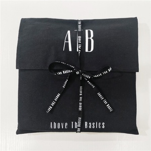 BSCI Custom Logo Printed Cotton Linen Comb Cosmetic Jewelry Packing <b>Envelope</b> Dust Pouch <b>Envelope</b> Cotton <b>Gift</b> Bag - Product Image 1