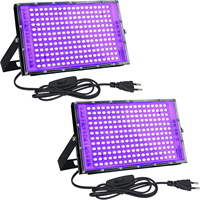 Projecteur UV LED fluorescent pour scène, lampe à ongles en verre, lumière ultraviolette pour théâtre, IP65