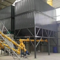 Silos per Cemento Personalizzati a Doppio Strato, Silos di Stoccaggio Orizzontali Mobili per Impianti di Calcestruzzo Preconfezionato, Serbatoi per Cemento