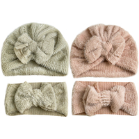 Bandeau pour bébé en tissu nylon doux et confortable avec nœud extensible