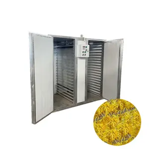 Fruit En Voedsel Magnetron Tunnel Droger/Dehydrator En Sterilisator Machine Weegbree Chips Droogmachine