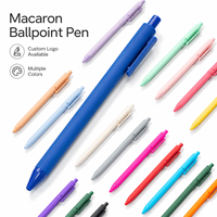 Matte Soft-Touch Klick-Kugelschreiber in 38 Farben, Macaron-Design, Schreibstift für Schüler, Individueller Logodruck, Werbegeschenk im Großhandel