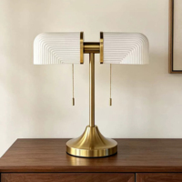 Lampe de lecture de style vintage américain pour bureau et salle d'étude, protection des yeux, décoration de la maison, lampe de table