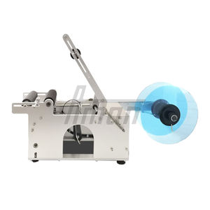 Machine d'étiquetage manuelle pour bouteilles en métal/verre, machine d'étiquetage semi-automatique pour petites entreprises - Product Image 2