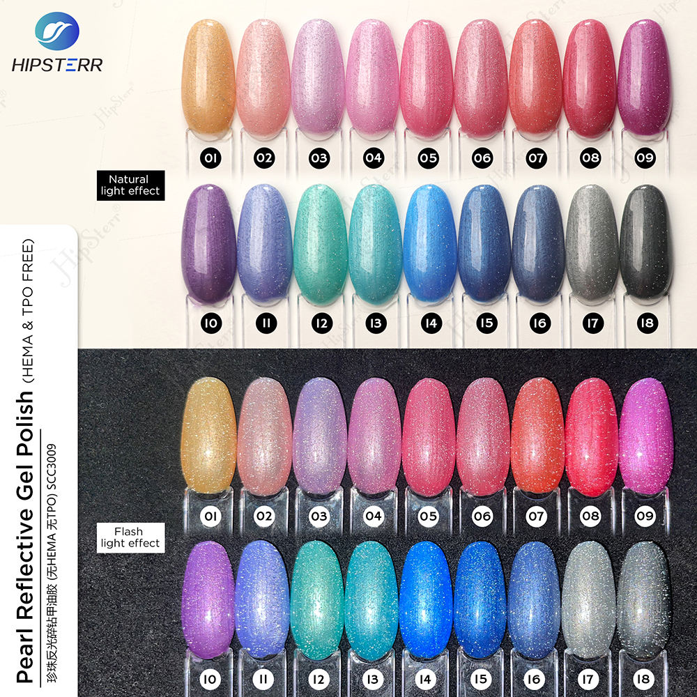 เจลขัดเงาสะท้อนแสงมุก (ปราศจาก Hema และ TPU)