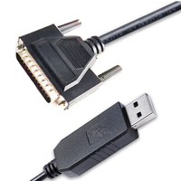 Cable de Programación USB a DB25 Mitsubishi C6/C64/C64T RS232, OEM/ODM UFRRIEND FTDI, Certificado CE/FCC, Longitud Personalizada