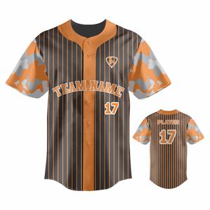 Maillot de baseball personnalisé pour hommes et femmes, respirant, cousu, antibactérien, à séchage rapide, uniforme de sport - Product Image 4