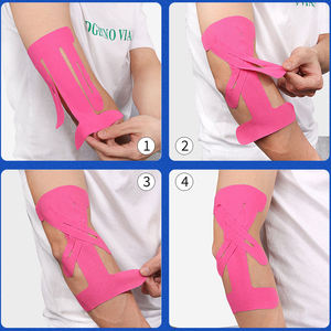 팔꿈치 사전 절단 방수 팔꿈치 통증 완화 테이프 통기성 스포츠 운동 근육 지원 테이프 - Product Image 2