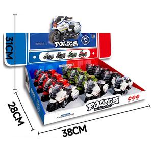 Modèle de moto à friction en métal moulé Jacko Toys, coffret de 12 pièces pour enfants, certifié ASTM, jouet unisexe, loisirs - Product Image 5