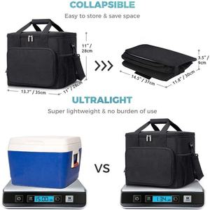 Рекламная профессиональная квадратная женская сумка-холодильник для пикника - Product Image 3