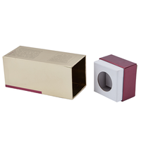 Boîtes à fentes personnalisées avec couvercle pour flacons de parfum écologiques en carton, portables, 30ml, 50ml, 100ml, pour emballage de bouteilles vides