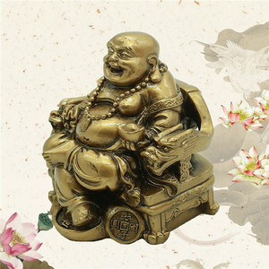 Estatua de <span class=keywords><strong>Buda</strong></span> que ríe, resina de poliresina, artesanía china, <span class=keywords><strong>Buda</strong></span> que ríe sentado en una silla de dragón - Product Image 5