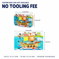 Puzzle personnalisé pour enfants de 3 à 5 ans, puzzles éducatifs en carton coloré, fabrication directe, sûrs, non toxiques, faible MOQ, cadeau