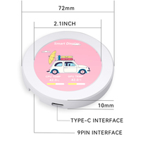 2.1 pouces type-c IPS écran refroidisseur d'eau USB affichage secondaire 480 * PC LCD CPU GPU RAM HDD moniteur boîtier No-AIDA64
