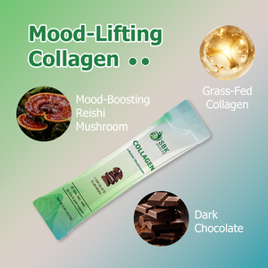 Poudre de chocolat aromatisée au champignon Reishi la plus vendue pour améliorer l'humeur, poudre de collagène pure pour la croissance des cheveux, des ongles forts et une peau éclatante - Product Image 6