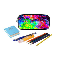 Sacs à crayons vierges pour sublimation 21*10*4cm, sacs à crayons en toile pour étudiants, sac à crayons pour transfert thermique, trousse à crayons cosmétique
