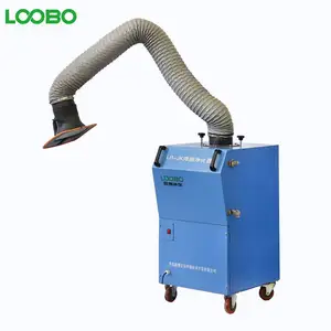 series electrostatic welding fume extractor used for soldering oil smoke