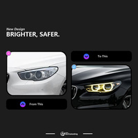 Phare avant BBA Car Styling pour BMW Série 5 GT F07 2010-2017, lentille de projecteur haute puissance, signal dynamique DRL, pièces automobiles