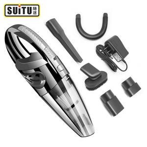 เครื่องดูดฝุ่นแบบมือถือ SUITU สำหรับรถยนต์ ชาร์จไฟได้ ใช้ได้ทั้งแบบเปียกและแห้ง ความเร็ว 20000 รอบต่อนาที พร้อมหัวดูด 4 แบบ สำหรับใช้ในรถยนต์และบ้าน - Product Image 1