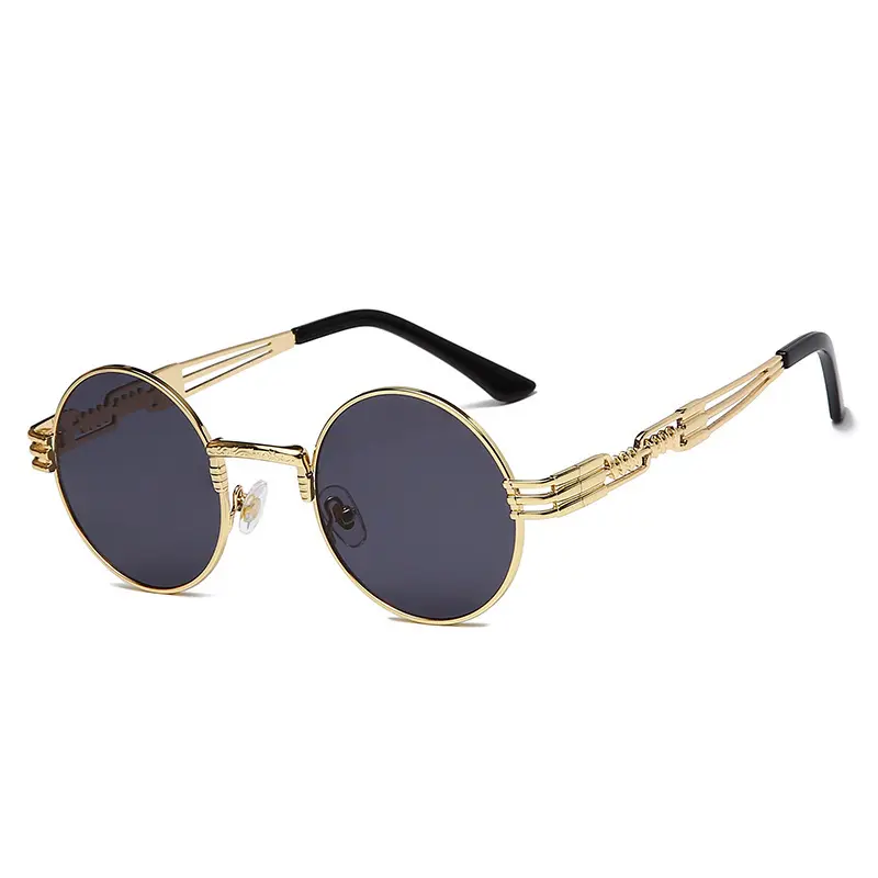 2022 Fashion Retro Uv400 Steampunk Sunglasses Women And Men Glasses Shade Designer Sunglasses Wholesale Customized