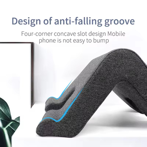 Support <span class=keywords><strong>de</strong></span> tablette en forme d'oreiller pour une lecture confortable, support multi-angles pour tablettes, téléphones et livres, design antidérapant - Product Image 5