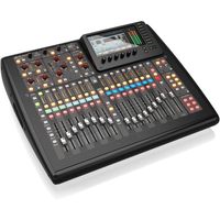 Mezclador de audio digital Behringer X32 Compact de 40 canales con grabación USB y efectos integrados para sonido en vivo y uso en estudio.