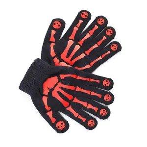 Guantes de medio dedo sin dedos para hombre, mitones elásticos de calidad,  cálidos, casuales, a la