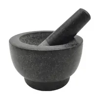 Dan Alu Pestel Granit Otomatis Afrika Kayu Kustom Keramik Mortar