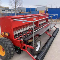 Planteur de blé tiré par tracteur efficace le plus vendu semoir de riz semoir de luzerne