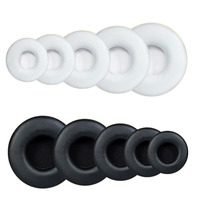 Couvertures rondes en mousse pour écouteurs pour 45 55 65 70 75 80 90 100mm Oreilles Accessoire Casque Oreillettes