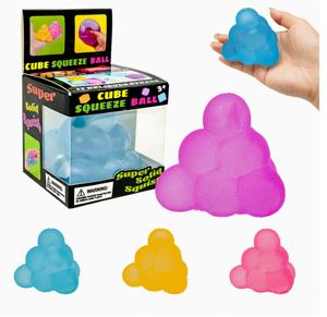 Schylling NeeDoh Nice Cube - ของเล่นบีบสัมผัสเพื่อความผ่อนคลาย พร้อมเนื้อสัมผัสแน่นพิเศษ - ลูกบาศก์ขนาด 2.25 นิ้ว - Product Image 3