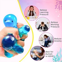 Cube sensoriel souple phosphorescent en maltose marine, jouet anti-stress à presser pour enfants et adultes, pack cadeau de gros pour les fêtes