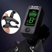 JOJO Accordeur de Guitare Mini Clip-on, Tuner à Verrouillage Automatique Électrique pour Instruments de Musique et Accessoires de Guitare