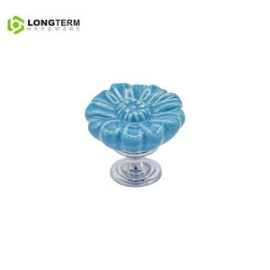 Poignées de tiroir en porcelaine en forme de fleur colorée pour <span class=keywords><strong>la</strong></span> décoration de <span class=keywords><strong>la</strong></span> maison, tirettes <span class=keywords><strong>et</strong></span> boutons de porte en céramique, <span class=keywords><strong>marguerite</strong></span> - Product Image 6