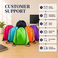 Sac à dos en tissu multicolore avec cordon de serrage pour le sport, les voyages, le rangement, les cadeaux, logo personnalisé, vente en gros