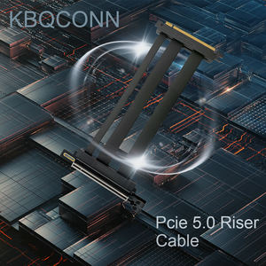 การ์ดต่อขยาย KBQCONN PCI Express 5.0 X16 พร้อมสายต่อแบบยืดหยุ่น 90 องศา สำหรับเชื่อมต่อคอมพิวเตอร์ - Product Image 2