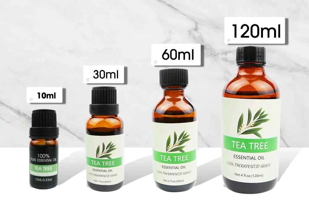 60ml di Tea tree Olio Essenziale-100% Puro e Naturale Premium Grado Terapeutico con olio essenziale di Tea tree