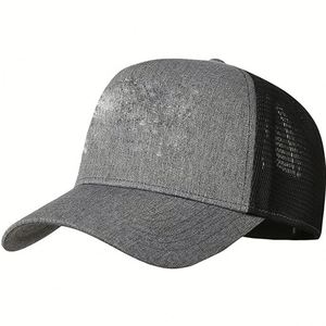 หมวกแก๊ปตาข่ายระบายอากาศดีไซน์เองได้ ปรับขนาดได้ด้วยตัวล็อคแบบ Snapback เหมาะสำหรับกิจกรรมกลางแจ้งในฤดูร้อน - Product Image 1