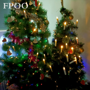 10 Cái Giáng Sinh LED NẾN Fairy Đèn Nến Cây Nến Với Điều Khiển Từ Xa Không Dây - Product Image 3